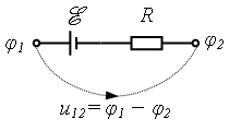 Определение напряжения в теории цепей.