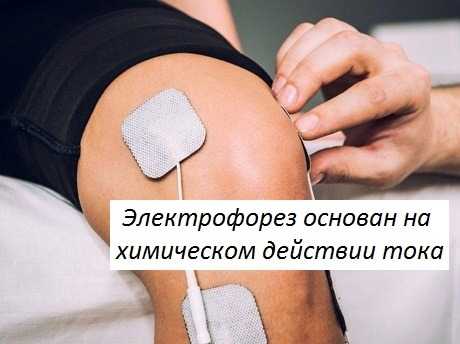 Химическое действие электрического тока используется в медицине