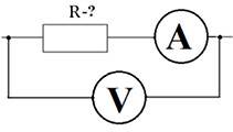Нахождение сопротивления на участке цепи с помощью закона Ома