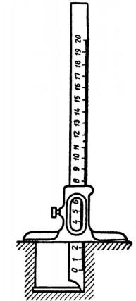 Измерение с помощью штангенциркуля