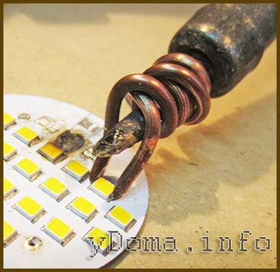  Пайка SMD-компонентов с помощью насадки